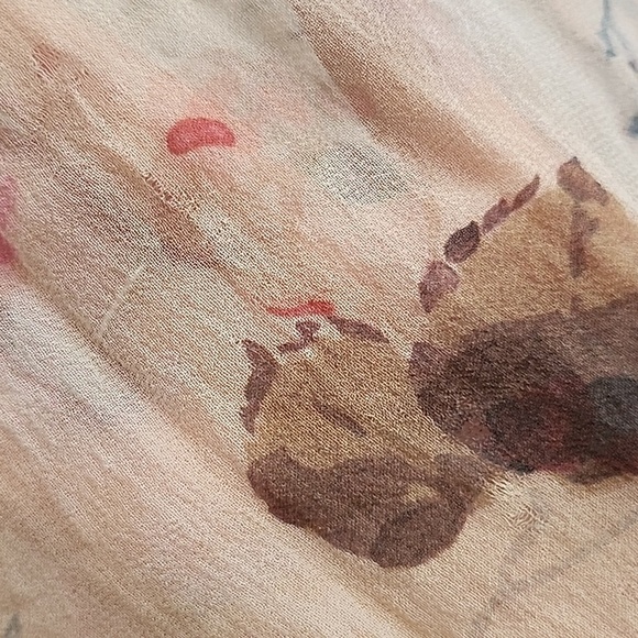 Rare Zimmermann Mischief Ladder Floral Silk Midi Handkerchief Floral Dress AS IS - Picture 8 of 13